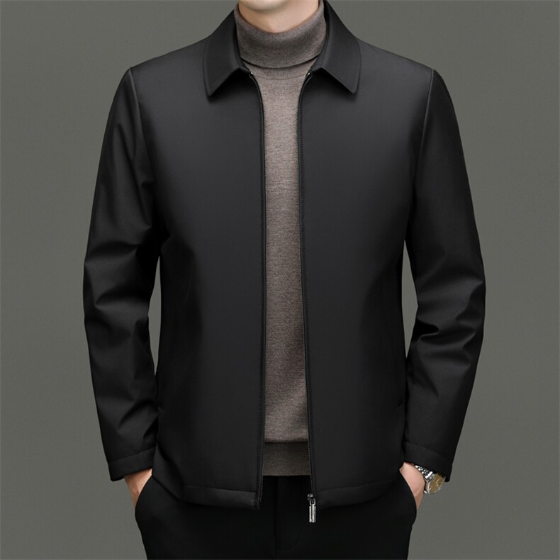BN23793钱塘2020-2商务百搭冬季厚款中年男士90鹅绒羽绒服P205,男装羽绒服,钱塘207-2