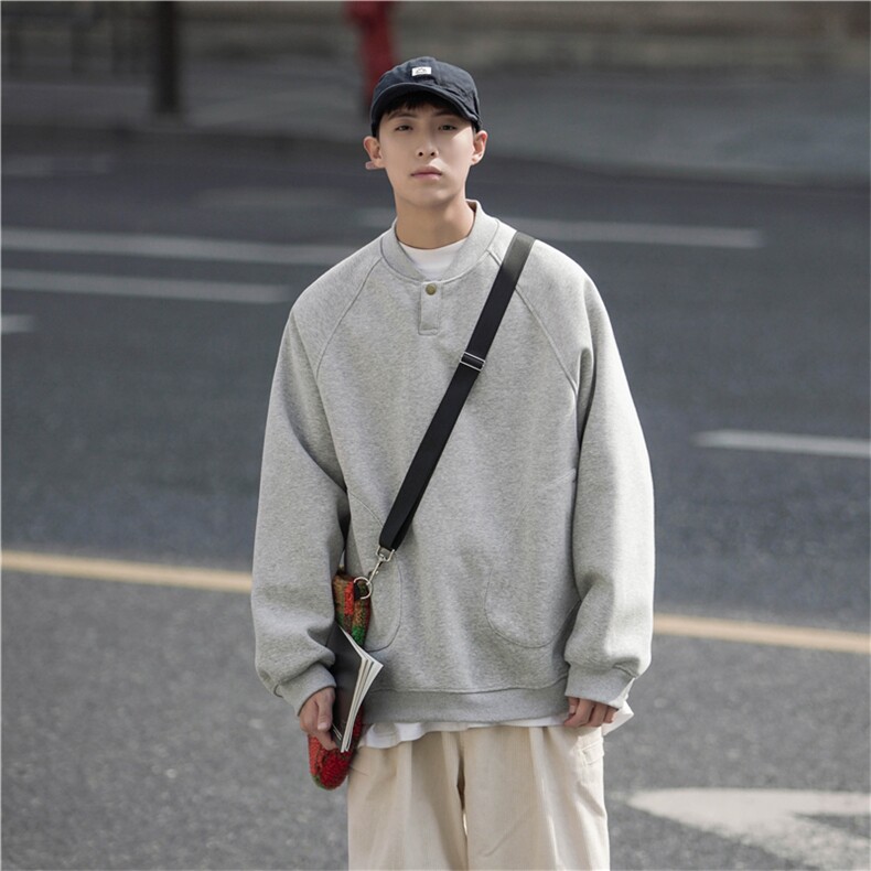 Cityboy高街440克圆领纯色卫衣秋冬潮男棉套头外套BW001-P70控98,男装卫衣,星座216(原A116)