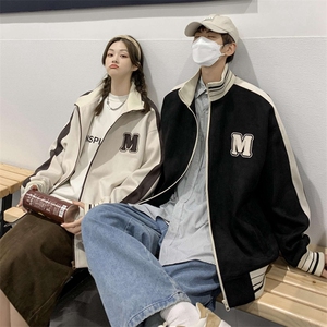外套男女2023新款秋季潮流百搭宽松棒球服情侣夹克上衣JK0295-P90图片
