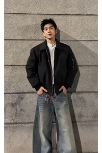 夹克棉服短款教练飞行冬季夹棉加厚休闲外套男 5D1180-TP5598图片