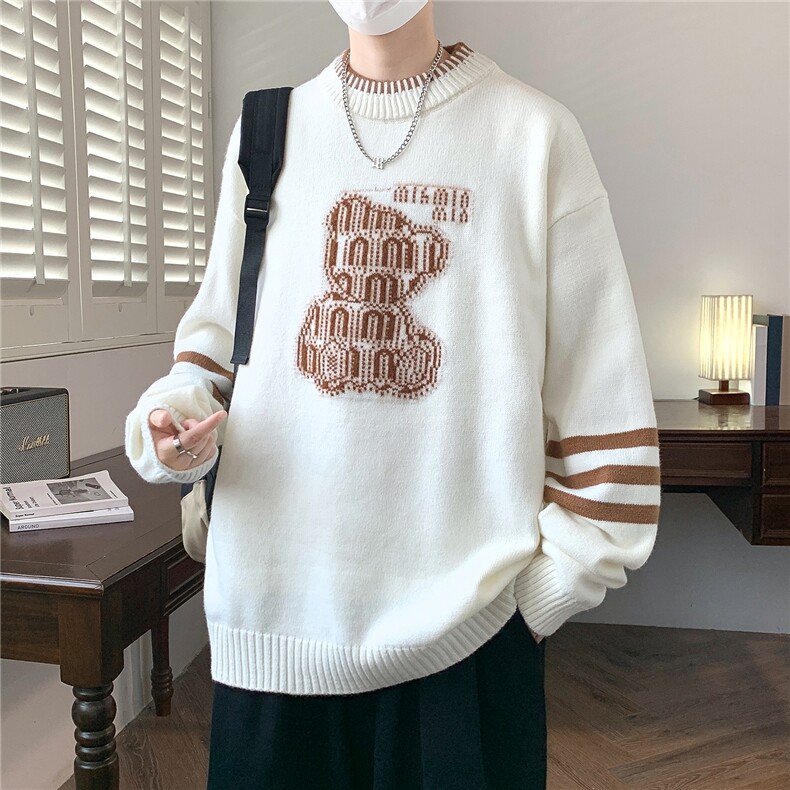 【新品】2025秋冬男士时尚休闲百搭针织连帽毛衣潮流-M289-P50,男装针织衫/毛衣,星座1105-1