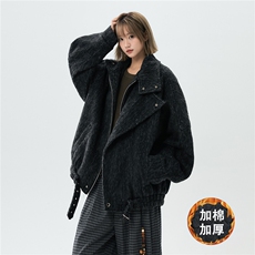 现货大翻领CIEANFIT韩系加厚棉衣痞帅港风外套N61-P135控178，男装棉衣，电商A170