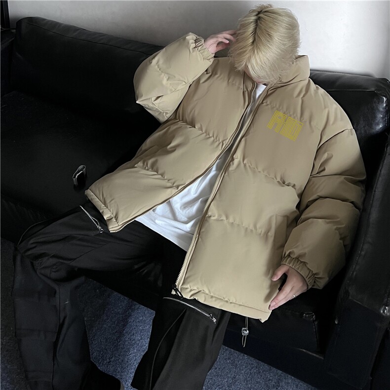 2023港风新款冬季保暖外套宽松立领棉服MY23406特批70控118,男装棉衣,星座605(原A050)