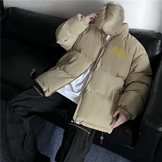 2023港风新款冬季保暖外套宽松立领棉服MY23406特批70控118，男装棉衣，星座605(原A050)