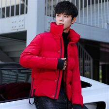 棉衣男大码胖子棉服韩版宽松加厚情侣装棉衣外套男面包服，男装棉衣，星座1804