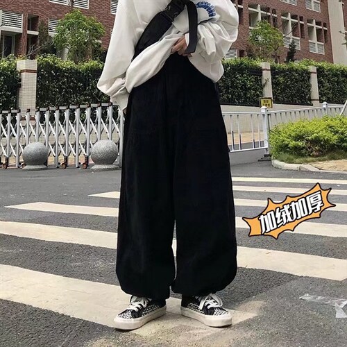 日系灯芯绒裤子男春秋潮牌复古休闲裤加绒款AJ377P40常规30，男装休闲裤，星座1116-2