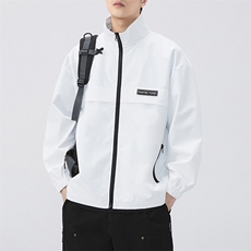 秋季宽松夹克男立领上衣外套DSA157B-JK7862-P58，男装夹克，电商A157B
