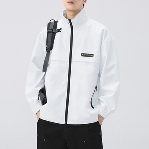 秋季宽松夹克男立领上衣外套DSA157B-JK7862-P58图片
