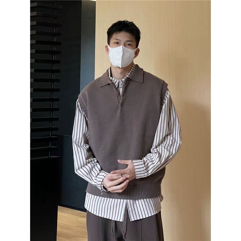 春秋季男毛衣背心宽松针织衫韩版马甲潮YM1830-P42，男装背心/马甲，星座208-5