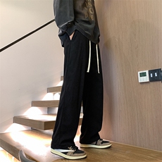 灯芯绒百搭休闲潮流宽松直筒运动裤KN69P40，女装休闲裤，电商D325