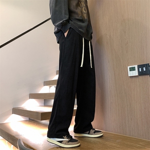 灯芯绒百搭休闲潮流宽松直筒运动裤KN69 P40图片