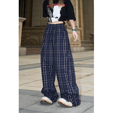 自产！原版黑洞之眼巴黎同款纯棉格子裤1005-FWNZK08-P48，男装休闲裤，星座1005