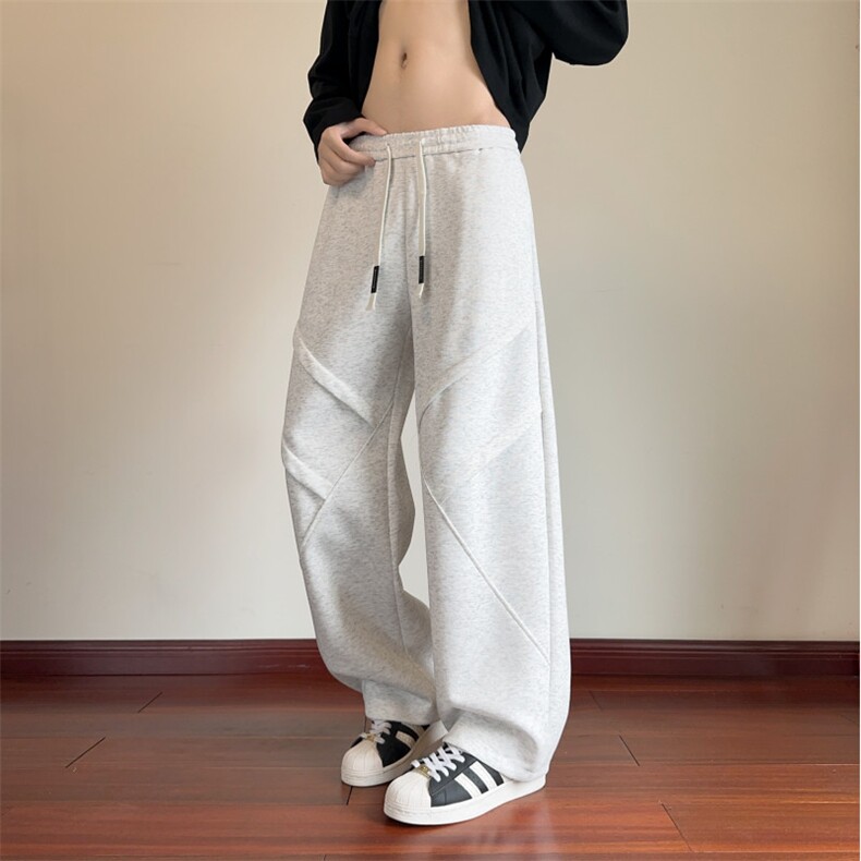 CK2515-特P40控78休闲裤男美式复古宽松直筒阔腿裤55棉45聚酯，男装休闲裤，电商B370