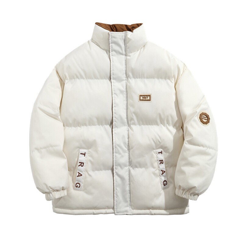 立领皮标棉衣棉服小牛津防水面料撞色棉袄面包服1609-P75量大有差,男装棉衣,星座207