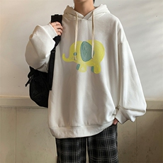 连帽卫衣男大码胖子帽衫大号运动服WY2441-P35，男装卫衣，电商A040