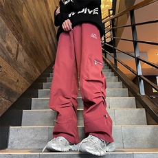 美式设计感直筒工装裤子男潮休闲百搭运动冲锋长裤K7591-P43，男装休闲裤，星座512-3
