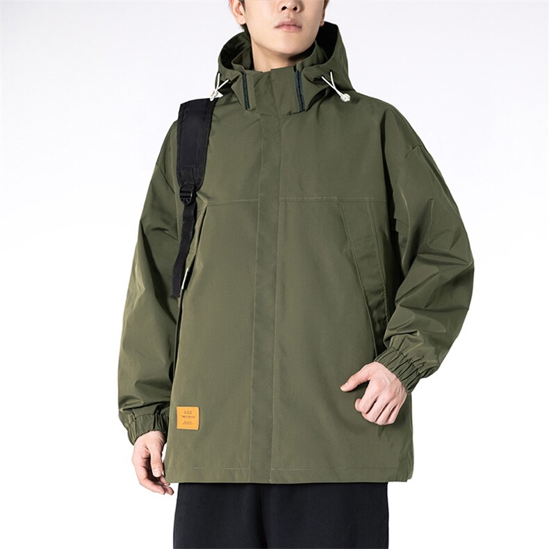港风L-9XL春装新款现货防水加大冲锋衣夹克外套XZ109-JK2306-P78,男装夹克,星座109