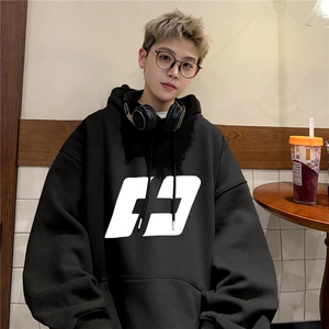 M-5XL秋季大码加厚连帽卫衣380克重磅套头外套男 RH6206特P35图片