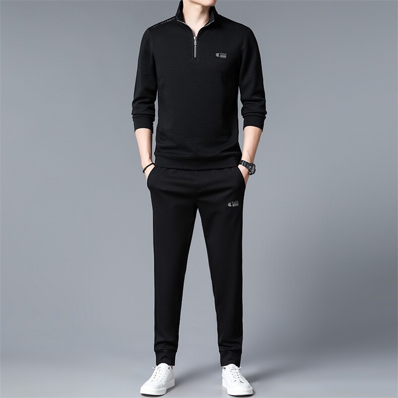 S3069-2钱塘2020-2中青年男士春秋薄款时尚休闲长袖卫衣P137图片