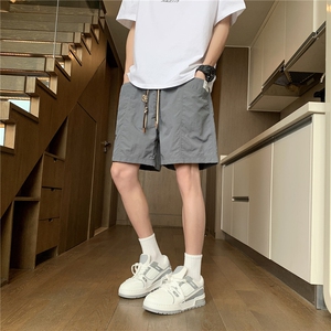 夏季冰丝三分速干休闲短裤男 DK056模特酒店 100%锦纶(S-2XL)TP22图片