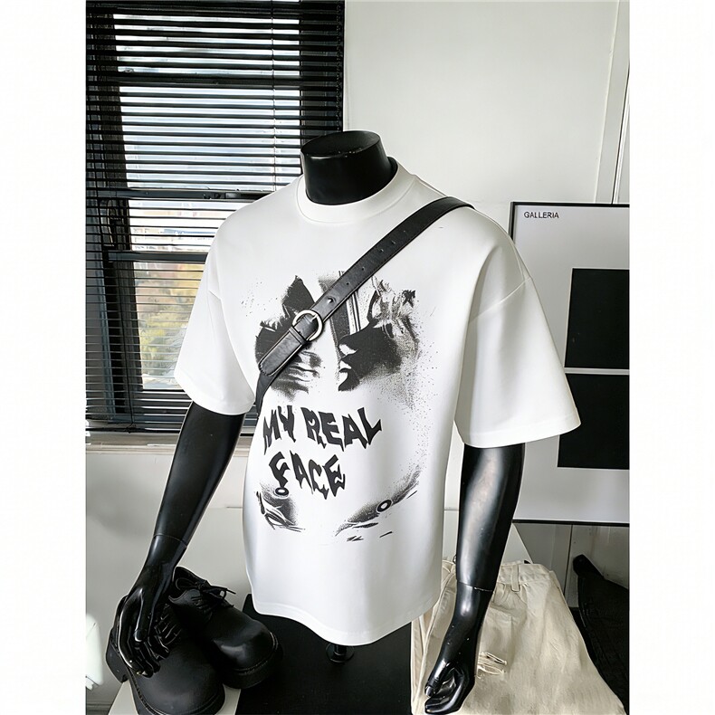 纯棉T恤设计感短袖原创小众运动T恤美式日系T1016-1T337P32K59，女装T恤，星座1016-1（原电商B408-1）