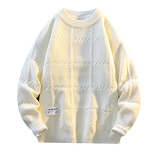 2024【新品】秋冬圆领毛衣男士针织打底衫潮流百搭-M5147-P45，男装针织衫/毛衣，星座1105