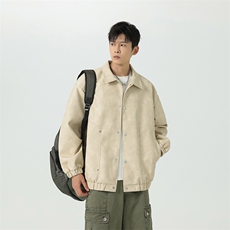 脏脏皮衣外套男装秋季工装夹克潮牌机车服复古PU皮上衣JK8806P70，男装皮衣，星座311B-1