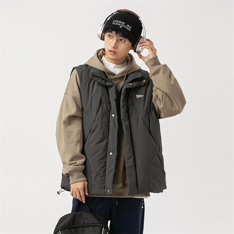 2026冬季新款男日系潮牌立领白鸭绒羽绒服马甲加厚外套YR08-F173,男装羽绒服,电商A101（原外27）