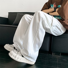 工装休闲裤男女韩版潮流百搭宽松高街2024秋冬ins长裤K5738-P48，男装休闲裤，星座412-2