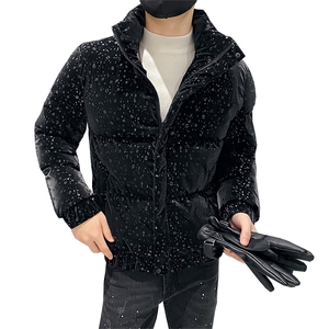 312A-5-602-P128 冬季社会小伙立领棉衣韩版潮流棉服A图片