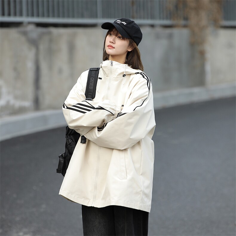 815A-JK92782-P70特美式三条杠外套秋装冲锋衣休闲夹克女中性风,男装夹克,星座815A