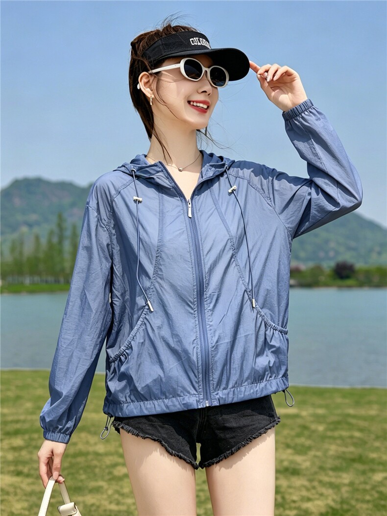 现货！2026夏季新款时尚休闲防晒衣女,女装防晒衣,以桐