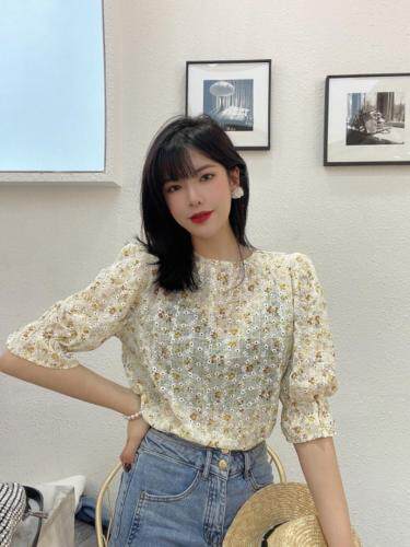 夏季新品碎花上衣，女装，色调轩