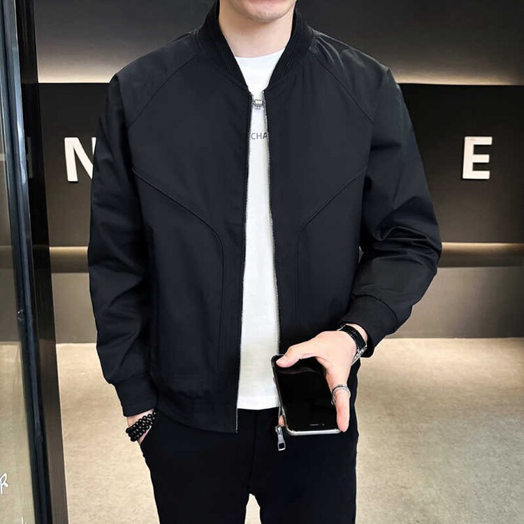 美式复古棒球服外套男2026春秋季新款潮牌宽松休闲飞行员夹克上衣,男装夹克,星座218-8