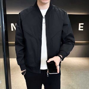 美式复古棒球服外套男2026春秋季新款潮牌宽松休闲飞行员夹克上衣图片