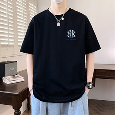 夏季男短袖t恤高品质多工艺发泡印大码T恤衫HF8358-P34，男装T恤，星座1206（原A206）