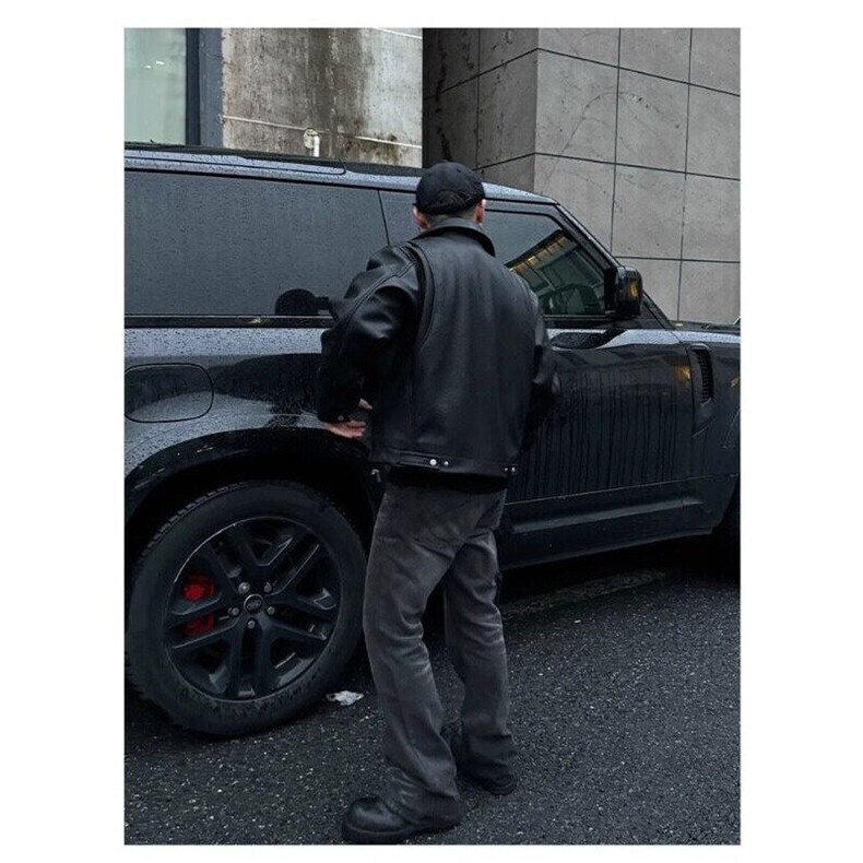 W9439-P100网图现货新款黑域重磅座山雕皮衣外套休闲夹克,男装夹克,星座1608-2