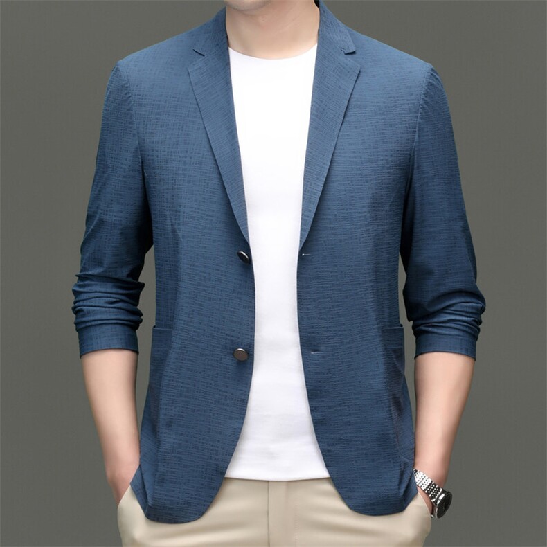 R-XF1010男式春秋新款长袖简约西服休闲商务便服西装单西图片