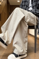主推秋冬新款工装男阔腿休闲长裤X416b-1-KL909-特P38控68，男装工装外套，星座416B-1