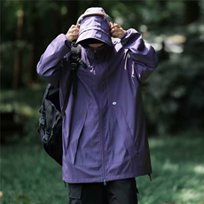 防晒衣男冰丝夏季薄款山系户外机能连帽冲锋衣外套潮宽松X129，男装夹克，星座1116A-1（原606A）