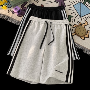 美式刺绣新品条纹撞色速干透气休闲短裤X416B-1-DK1127-特P30限58