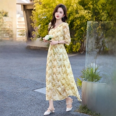 2025夏季新款连衣裙洋气时尚青春，女装连衣裙，丽莎妳雅