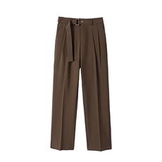 商务免烫垂感阔腿小西裤男士痞帅轻熟风宽松青年直筒拖地西装长裤，男装西服套装，星座601-2