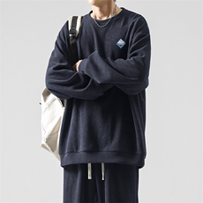 加绒加厚时尚潮流圆领卫衣舒适垂顺TW892-常规特批53加绒特批63，男装卫衣，星座718