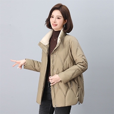 2024冬季新款棉衣加厚女外套短款立领小个子冬装棉服外套，女装棉衣/棉服，雪樱依海