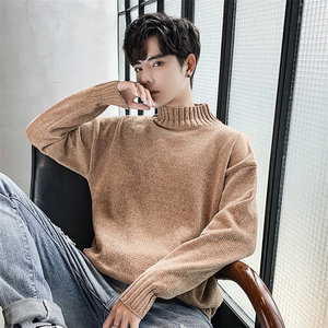 Tim-5815毛衣男秋冬季宽松保暖外套男士韩版潮流个性针织衫图片