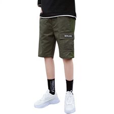 男士工装短裤夏天5五分裤大裤衩潮夏季休闲宽松六分裤子S502，男装休闲裤，星座509