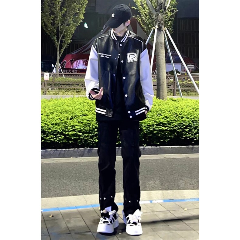 自家图，不拿货cleanfit牛仔裤设计感微喇叭裤子KZA23-P55,男装牛仔裤,星座1007（原301D）
