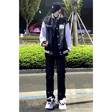自家图，不拿货cleanfit牛仔裤设计感微喇叭裤子KZA23-P55，男装牛仔裤，星座1007（原301D）