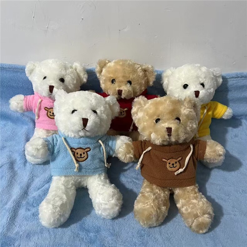 卫衣泰迪熊，熠阳毛绒玩具